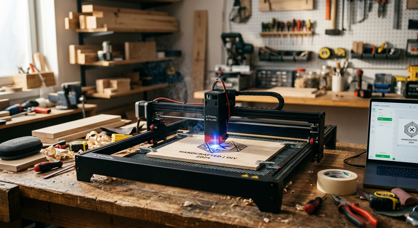 1. xTool D1 Pro 20W  –  Best Diode Engraver Overall
