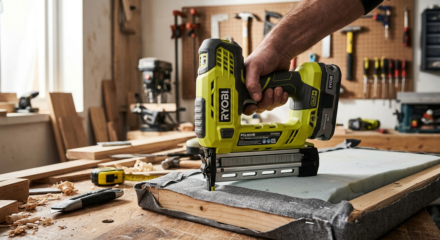 3. RYOBI PCL900B  –  Best Budget Cordless Stapler