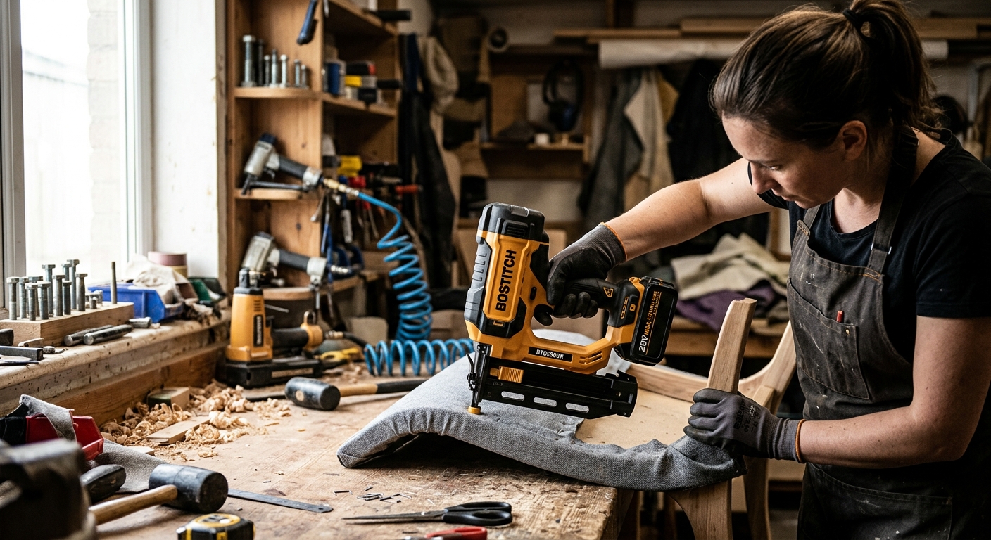 4. Bostitch BTC550BK  –  Best Pneumatic Cordless Alternative