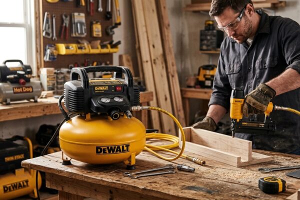 Best Air Compressors for DIY  –  Pancake, Hot Dog, Twin-Stack