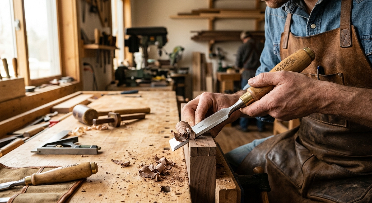 3. Lie-Nielsen Bench Chisels  –  Best Premium Western Chisel