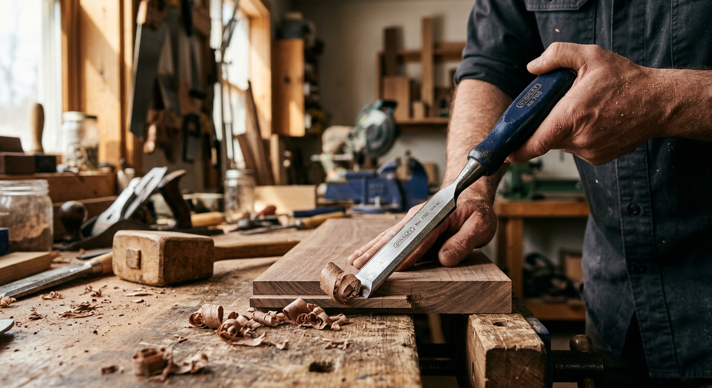 4. Stanley 750  –  Best Budget Starting Chisel