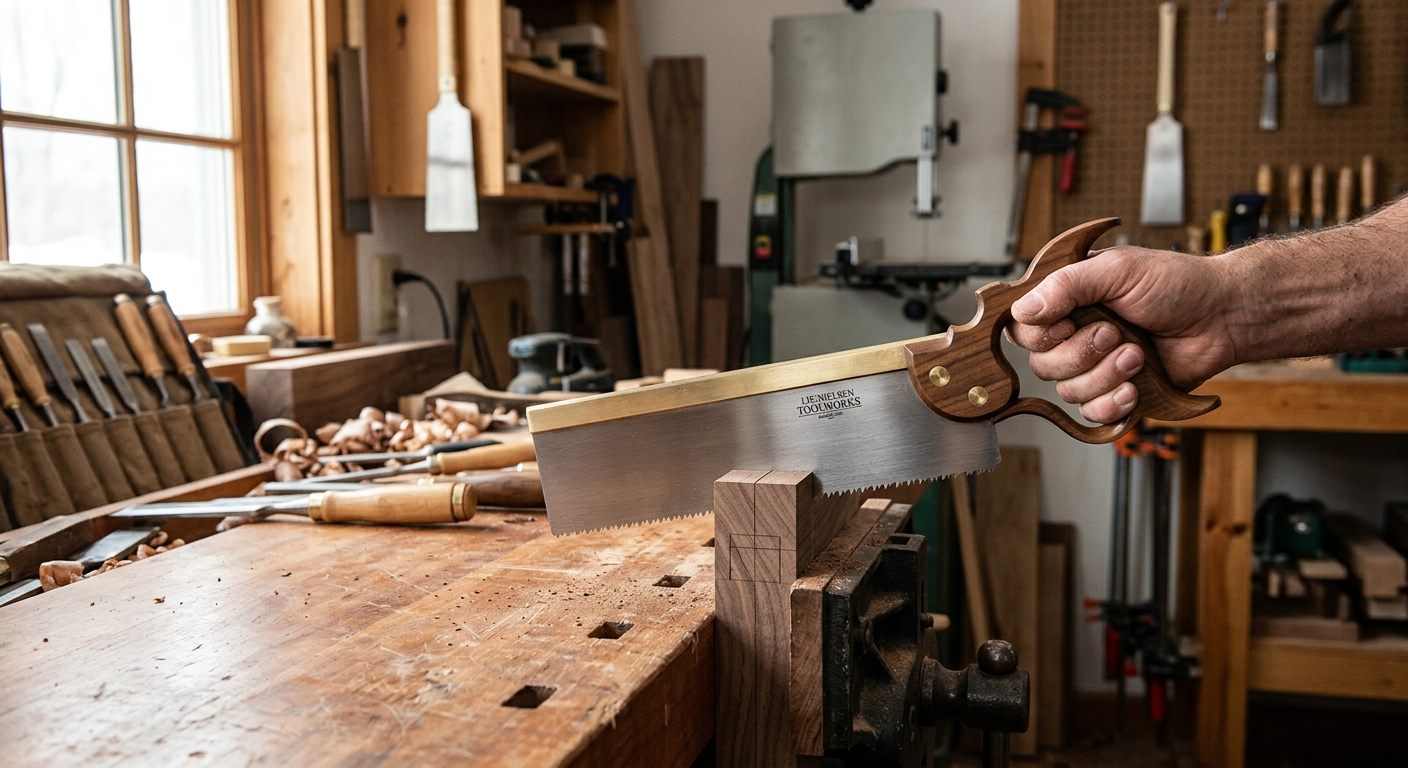 4. Lie-Nielsen Carcass Saw  –  Best Fine Joinery Saw