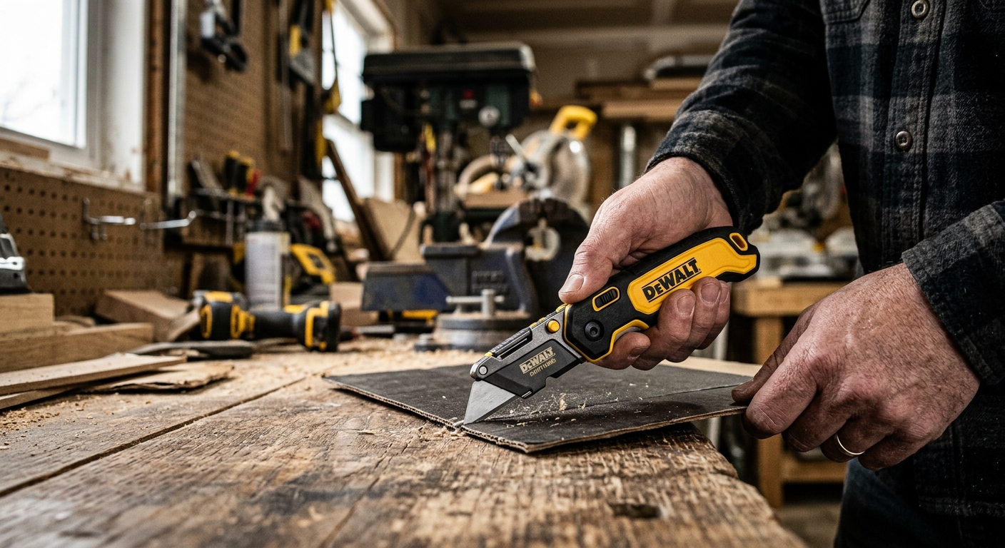 2. DeWalt DWHT10295  –  Best Quick-Change Utility Knife