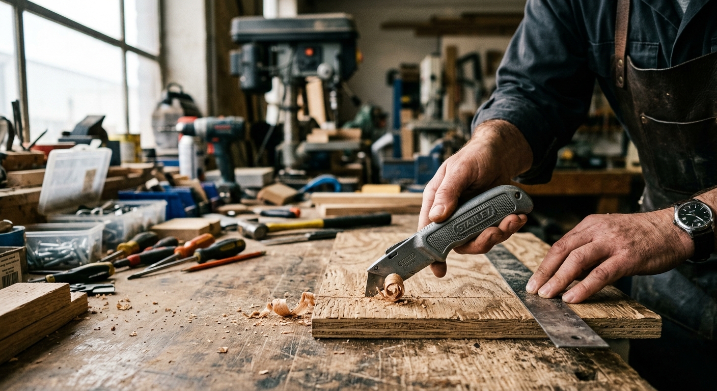 5. Stanley 10-099  –  Best Budget Utility Knife