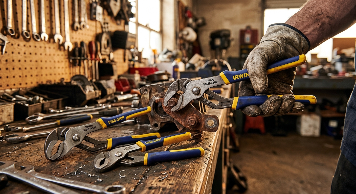 1. Irwin VISE-GRIP GrooveLock 4-Piece Set  –  Best Overall