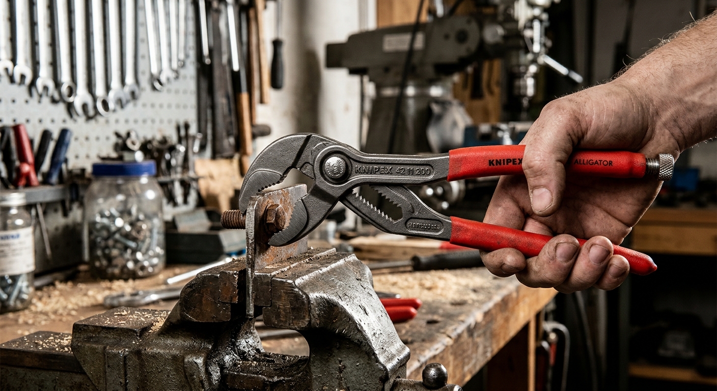 2. Knipex 42 11 200 Alligator  –  Best Premium Locking Pliers