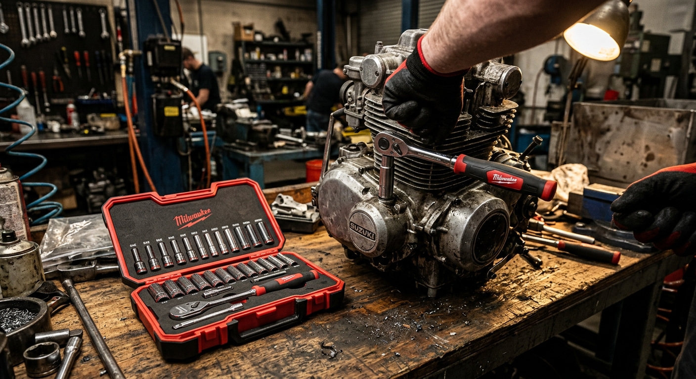 3. Milwaukee 48-22-9010 28-Piece  –  Best Compact Starter Set