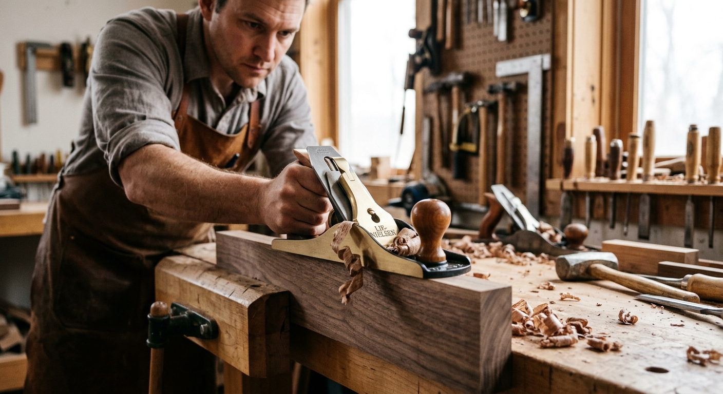 1. Lie-Nielsen No. 4 Bench Plane  –  Best Premium First Plane
