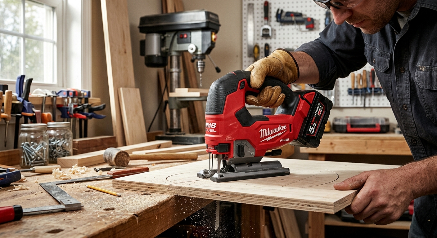 2. Milwaukee 2737-20 M18 FUEL  –  Best Cordless Jigsaw