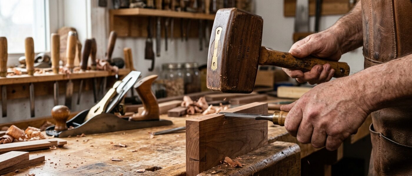 Best Woodworking Mallets  –  Wood, Brass, Dead-Blow Compared