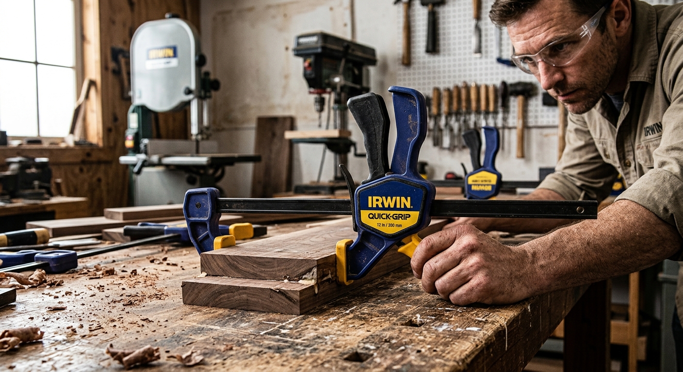 IRWIN Quick-Grip One-Handed Bar Clamp  –  Best Overall