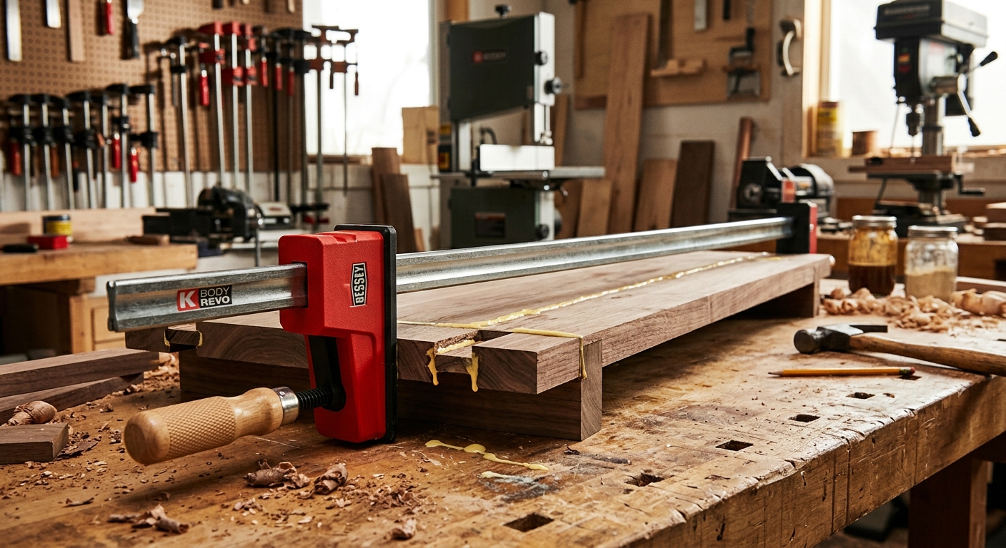 Bessey K Body REVO  –  Best Bar Clamp for Glue-Ups