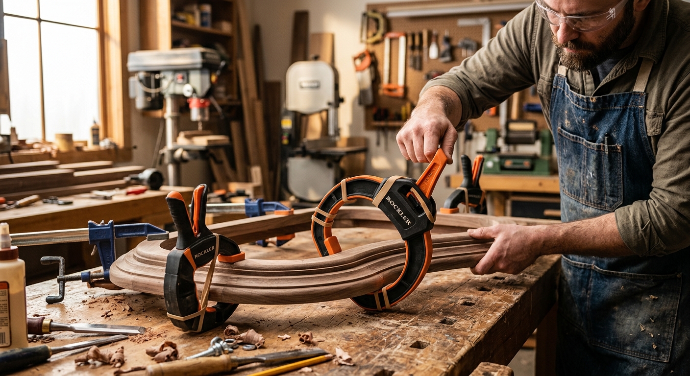 Rockler Bandy Clamps  –  Best for Awkward Shapes