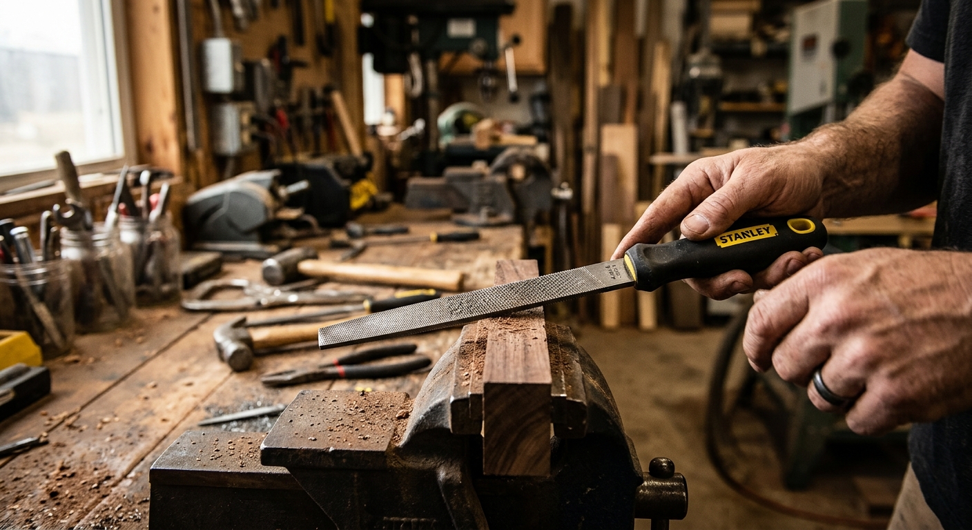 Stanley 4-in-1 File  –  Best Compact All-Rounder