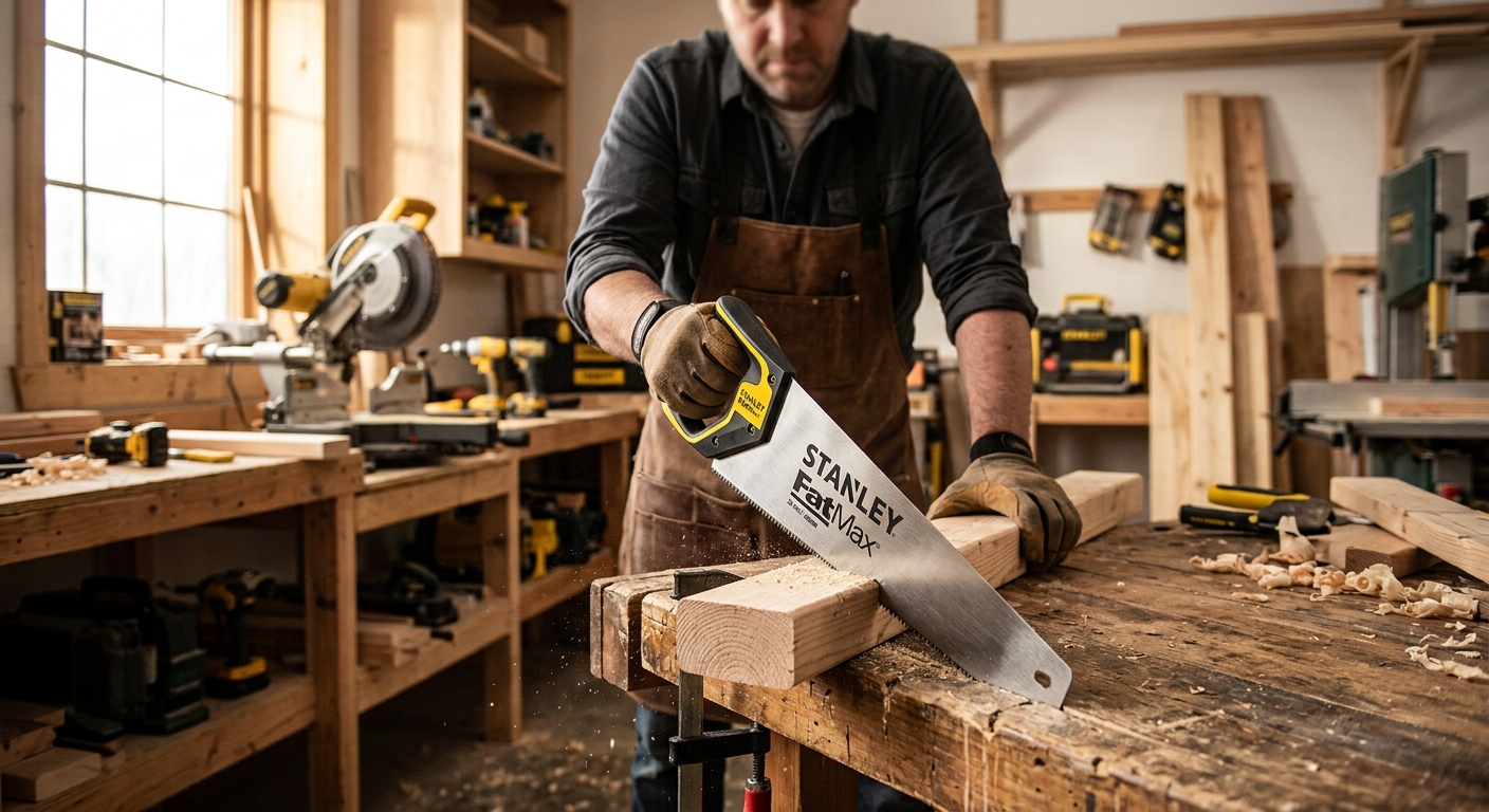 Stanley FatMax Panel Saw 26-Inch  –  Best for Framing
