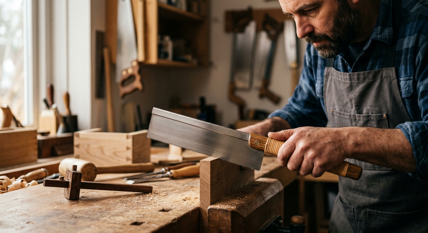 Gyokucho Razorsaw Backsaw  –  Best Backsaw for Joinery