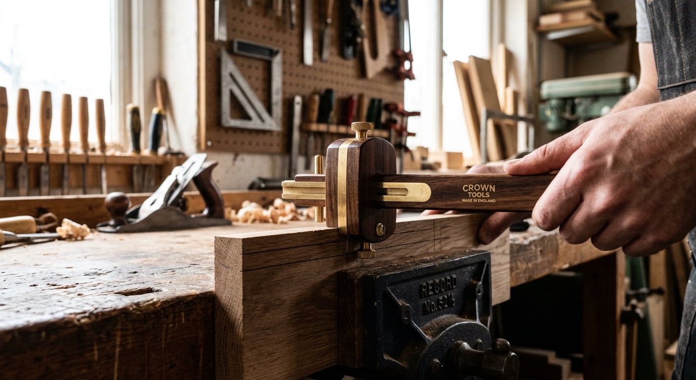 Crown Tools Mortise Gauge  –  Best for Mortise and Tenon