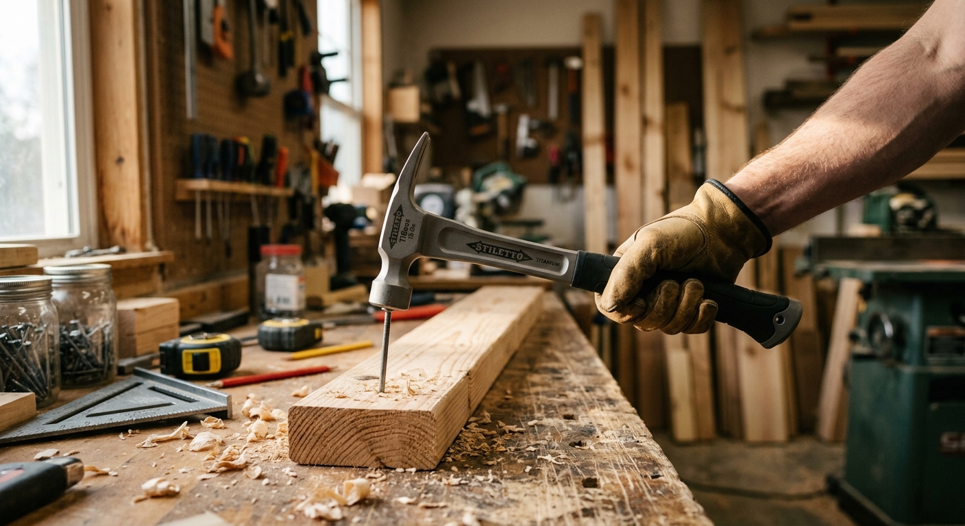 Stiletto TiBone 15-Oz Titanium  –  Best Premium Framing Hammer