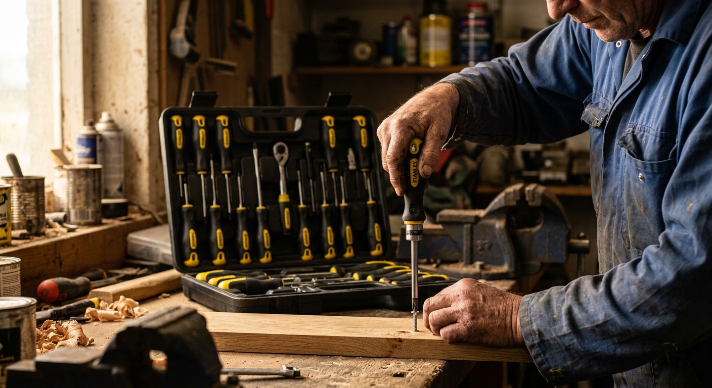 Stanley 60-100 20-Piece Screwdriver Set  –  Best Value Set