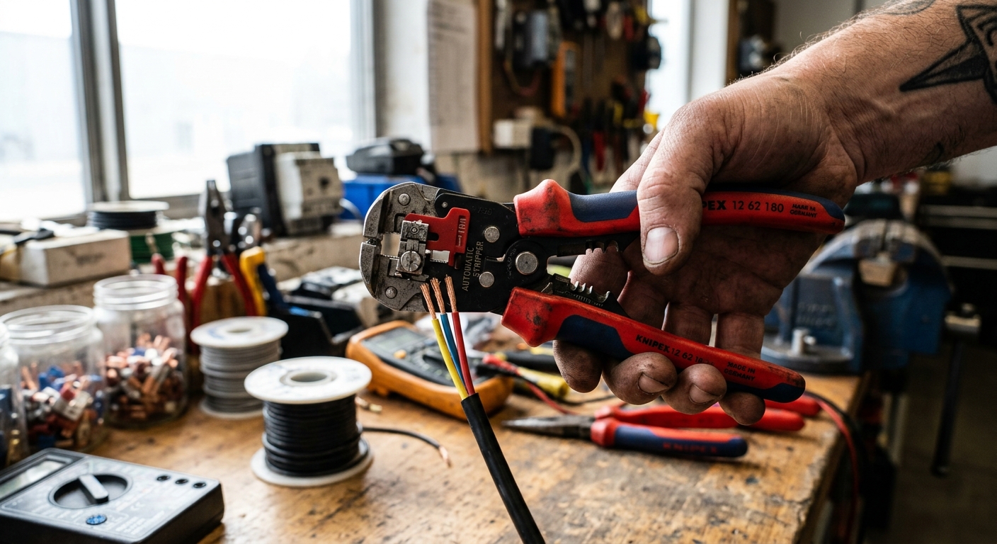 Knipex 12 62 180 Automatic Wire Stripper  –  Best Premium