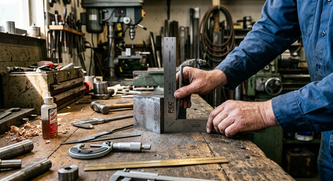 PEC 6-Inch Machinist Square  –  Best Precision Square