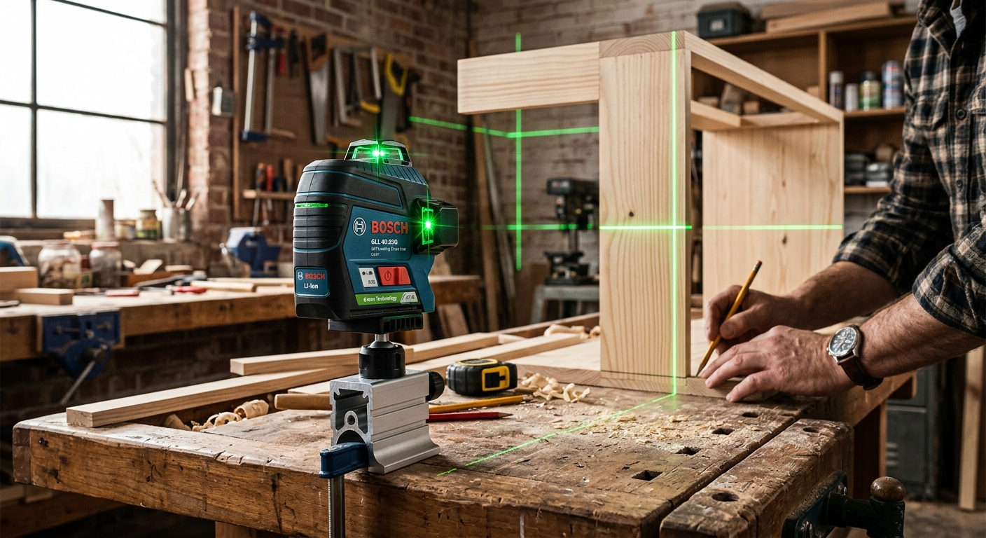 Bosch GLL 40-20G  –  Best Overall Cross-Line Laser