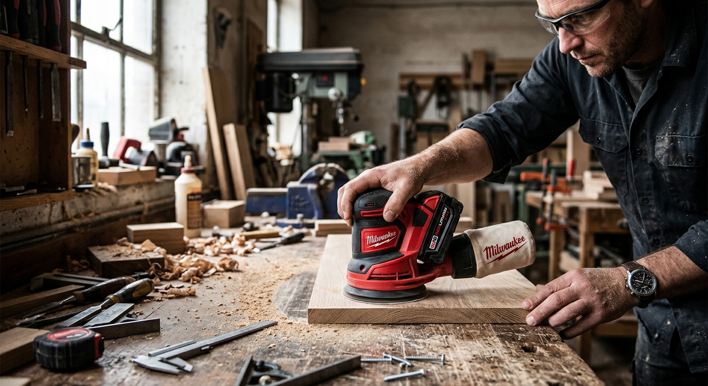 3. Milwaukee 2648-20 M18  –  Best Cordless Sander