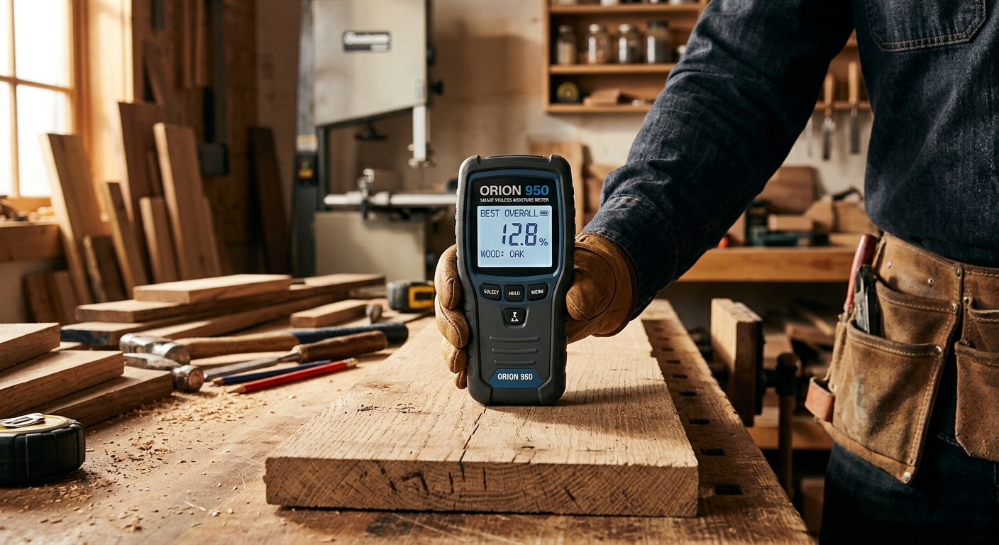 Orion 950 Smart Pinless Moisture Meter  –  Best Overall
