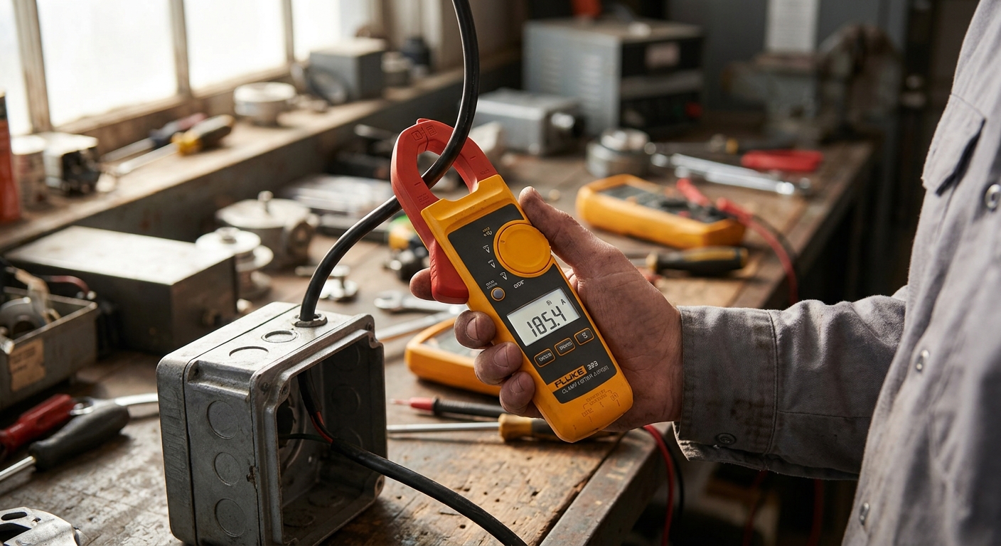 Fluke 323 Clamp Meter  –  Best for High-Current Measurement