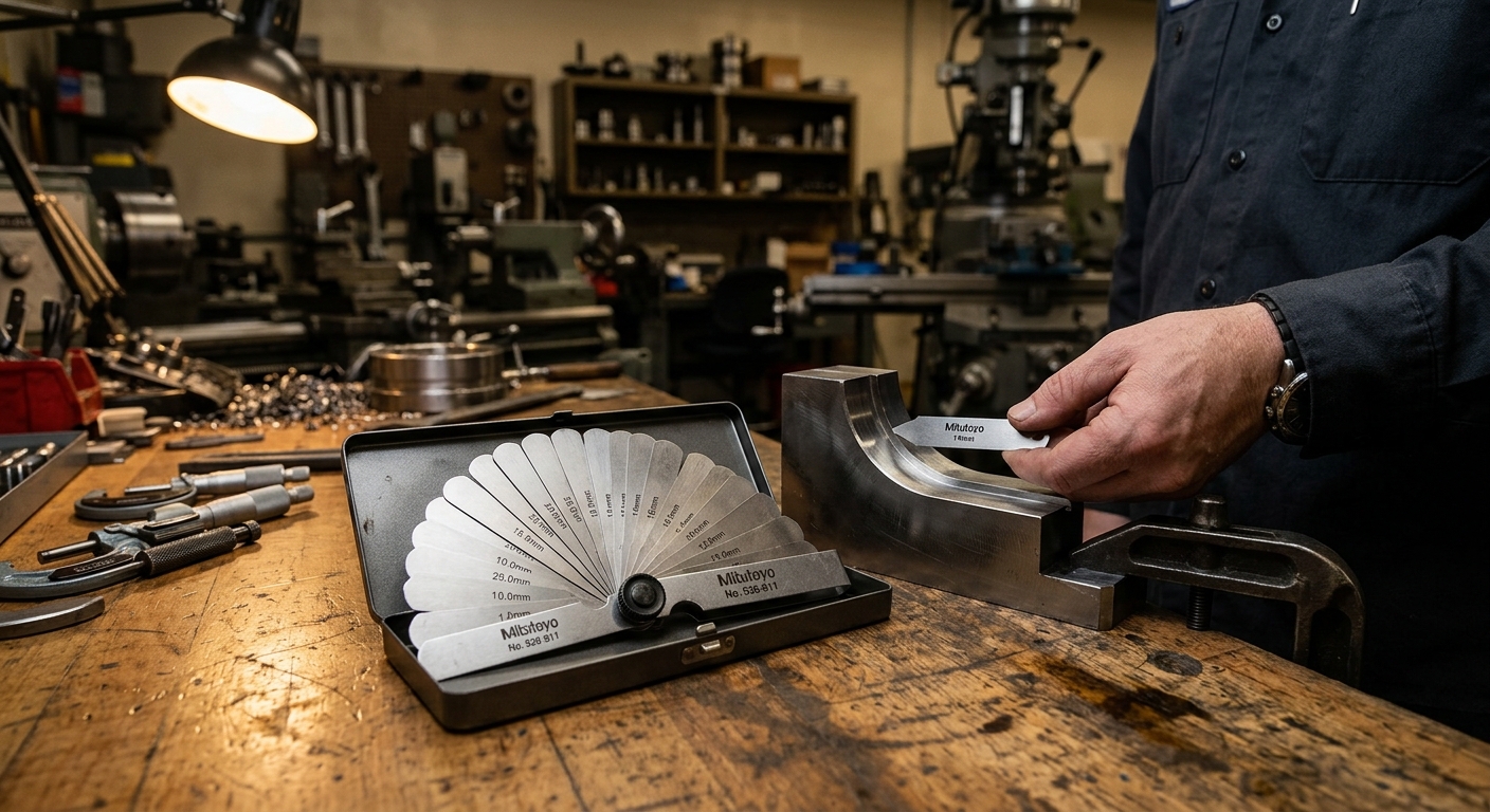 Mitutoyo 526-911 Radius Gauge Set  –  Best for Radius Measurement