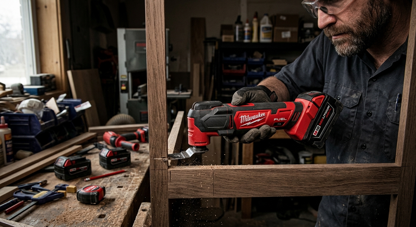 Milwaukee 2836-20 M18 Fuel Oscillating Tool  –  Best Overall