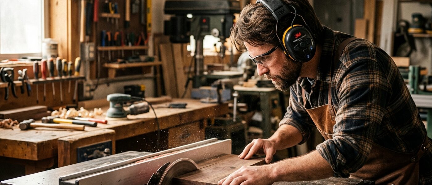 Best Hearing Protection  –  Earmuffs, Earplugs, and Electronic Options for the Shop
