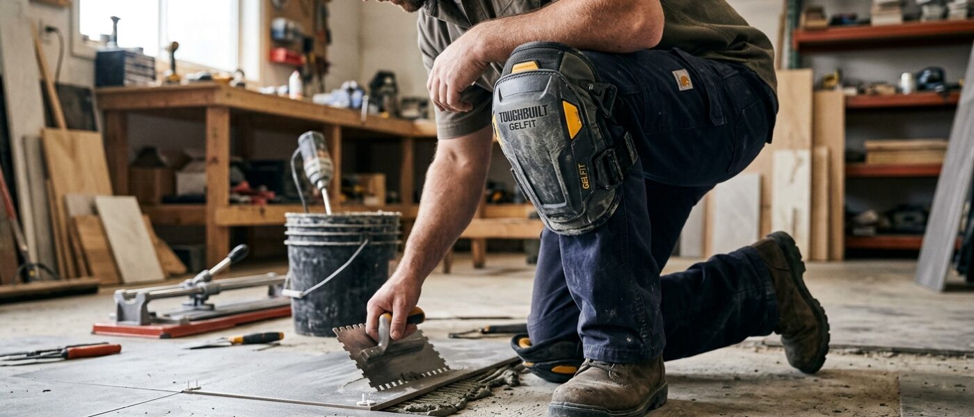 Best Knee Pads for Flooring, Tiling, and Construction Work