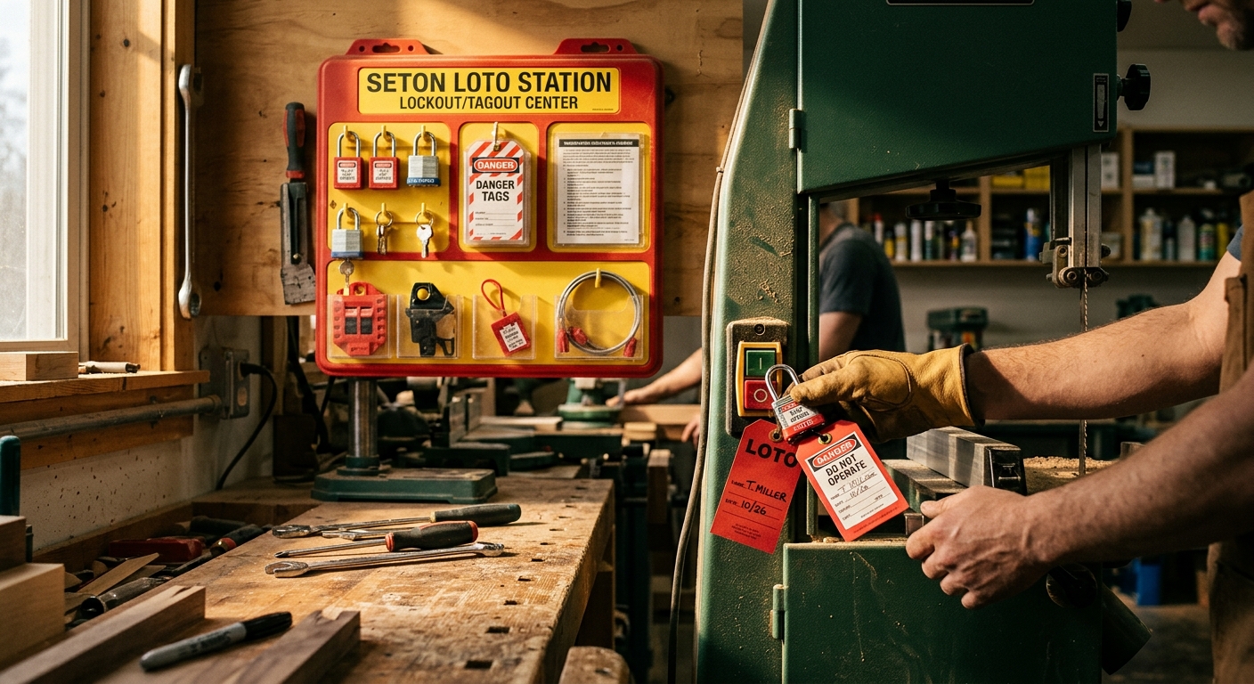 Seton LOTO Station  –  Best Visual LOTO Station